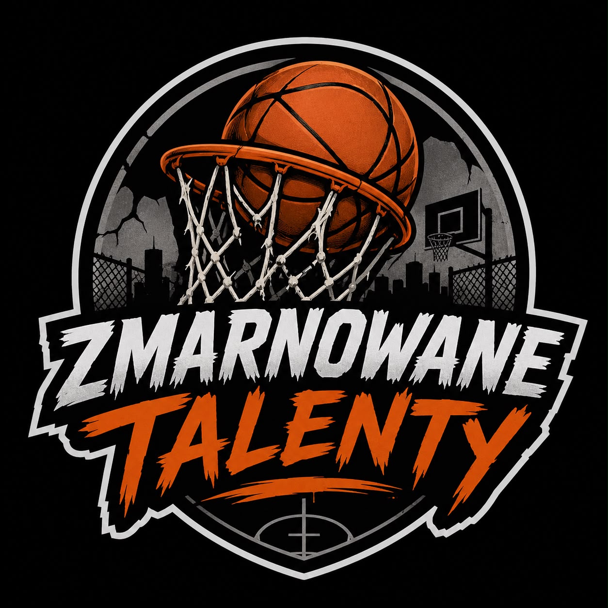 Logo drużyny koszykówki Zmarnowane Talenty